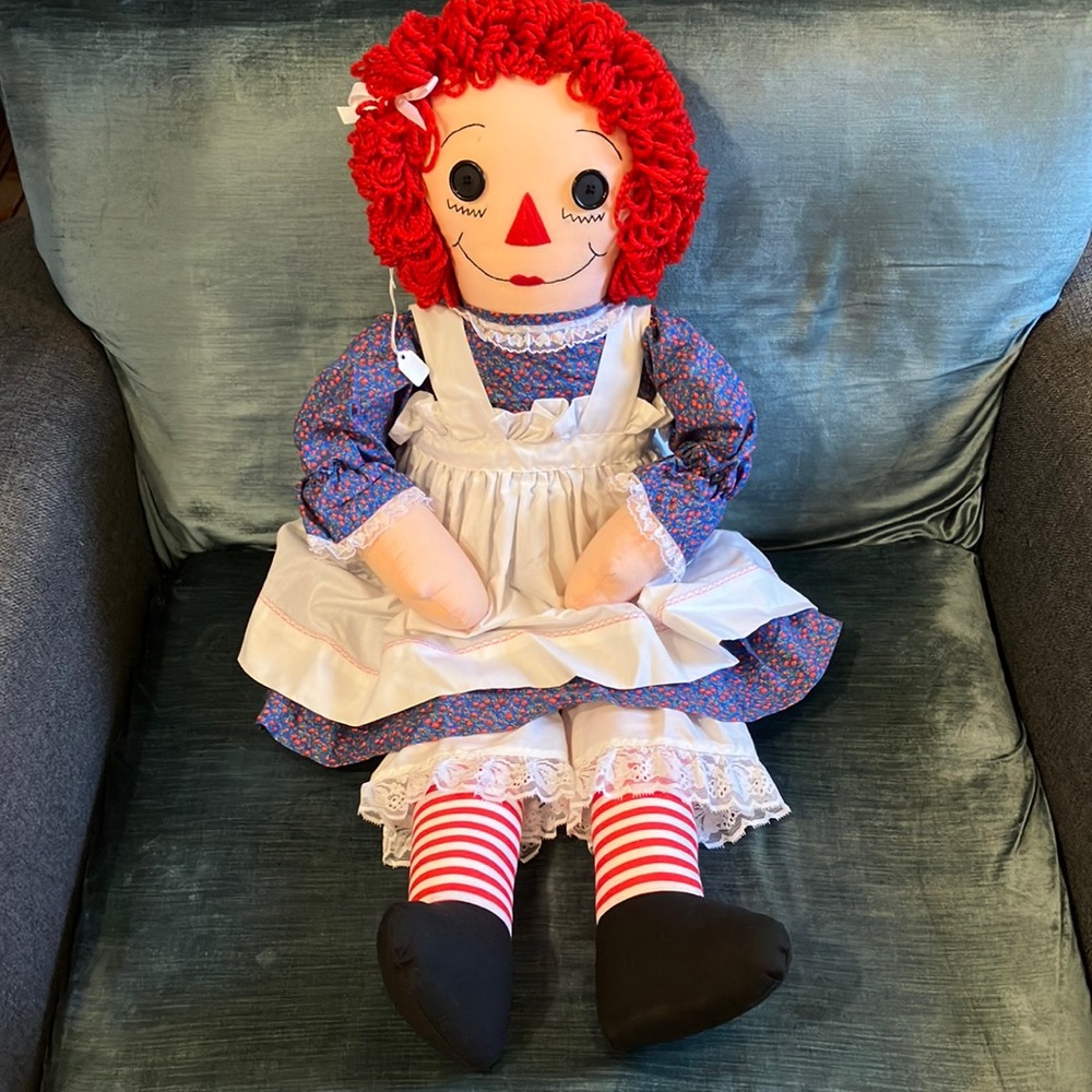 RARE Handmade Raggedy Anne Doll XL - NWT